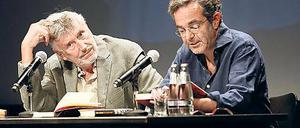 Im Duett. Christian Brückner (l.) und Navid Kermani lasen abwechselnd.