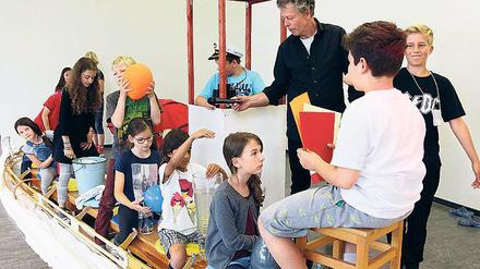 Klangfänger. Im Dampfer gaben die Kinder wieder, wie Potsdam klingt.