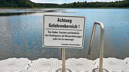 Zu wenig Wasser. Im Sommer 2015 hatte im Pastlingsee ein massives Fischsterben eingesetzt.