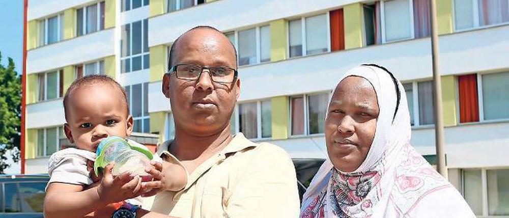 Endlich angekommen. Familie Farah darf nach Stahnsdorf ziehen.