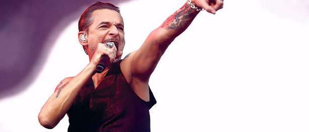 Globaler Spirit. Depeche Mode-Sänger Dave Gahan.