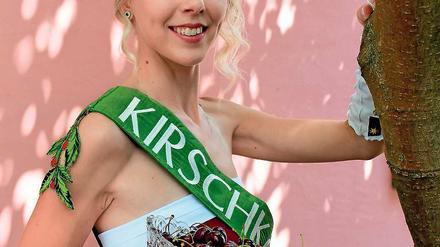 Neue Majestät. Isabel Kaufmann wird Glindows Kirschkönigin.