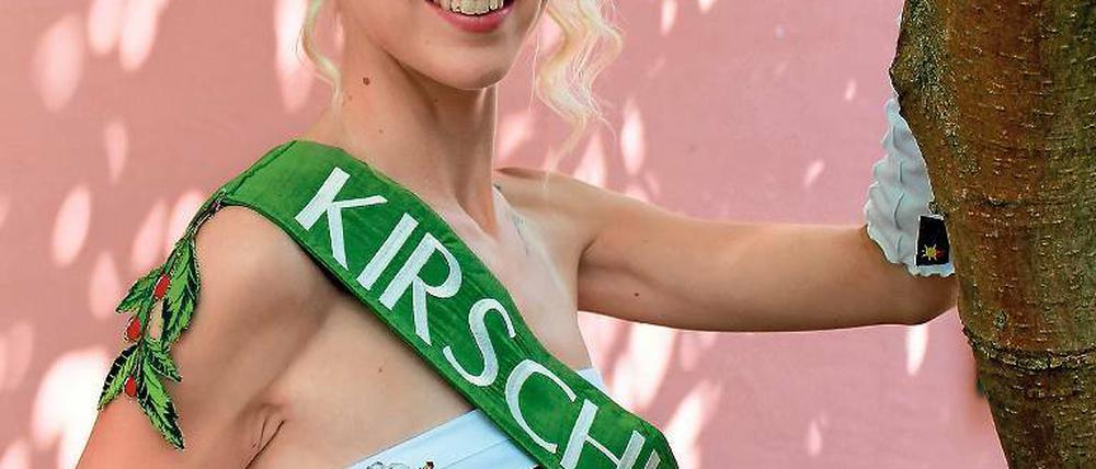 Neue Majestät. Isabel Kaufmann wird Glindows Kirschkönigin.
