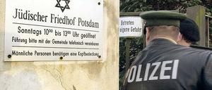 Nur ein Phantom? Die „Nationale Bewegung“ hatte sich unter anderem zu dem Brandanschlag auf die Trauerhalle des jüdischen Friedhofs in Potsdam 2001 bekannt. Auch zwei Brandanschläge auf Imbissstände sollen auf das Konto der Gruppe gehen.