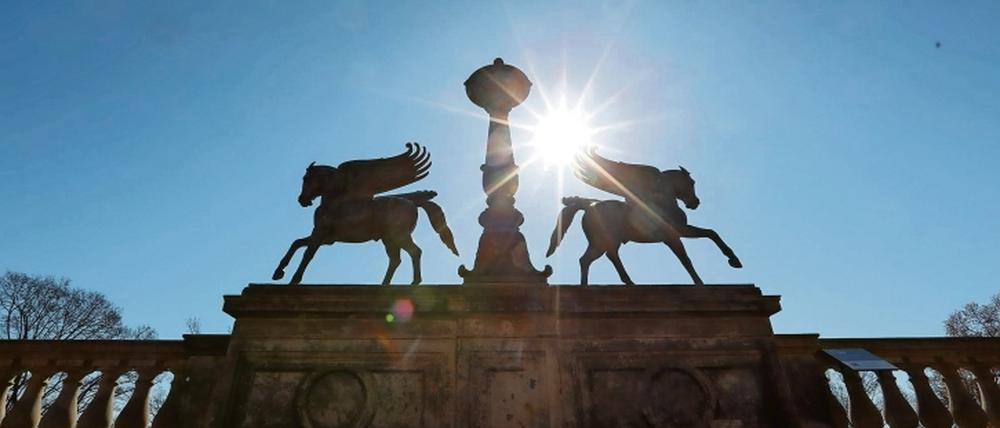 Einen romantischen Frühsommernachmittag kann man am Donnerstag auf dem Pfingstberg-Belvedere erleben.