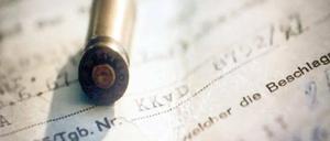 In dieser Hülse steckte das Projektil, das den Studenten Benno Ohnesorg am 2. Juni 1967 tötete.