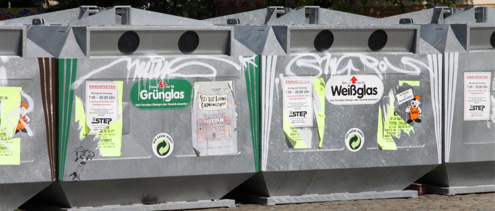 Glascontainer wollen viele nicht in direkter Nähe haben. Zu weit weg sollen sie aber auch nicht sein.
