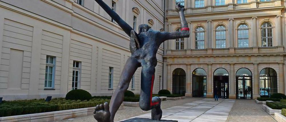 Der "Jahrhundertsschritt" am Museum Barberini.