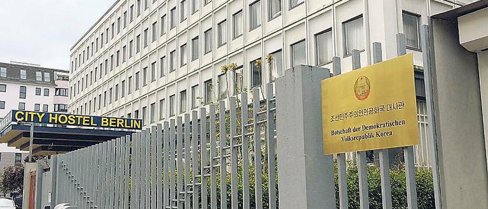 Hostel mit Botschaft. Wie viele der Pachteinnahmen aus Berlin nach Nordkorea fließen, weiß niemand.