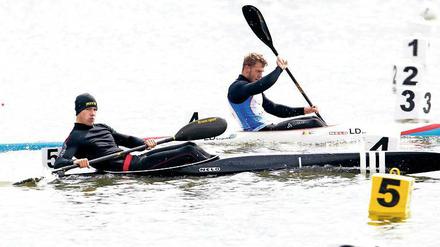 Hoffnung. Unter anderem hat der Potsdamer Timo Haseleu (l.) gute WM-Teilnahmechancen.