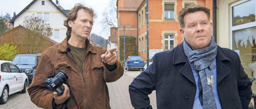 Bürgermeister-Macher Abberger (links) mit seinem Kandidaten Zeilmeier. Wird Abberger es schaffen, aus Zeilmeier einen Bürgermeister zu machen?