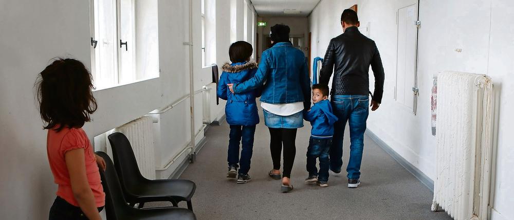Geflüchtet. 1300 Menschen leben in Potsdamer Gemeinschaftsunterkünften - wie hier auf dem Brauhausberg.