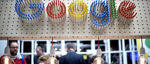 Auch Google hat ein Interesse an gutem Lokaljournalismus. Der Stand von Google auf der Internetkonferenz re:publica.