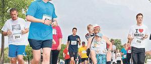 Unterwegs für einen guten Zweck. Am kommenden Sonntag wird der Potsdamer Lustgarten zum Läuferrund für den Muko-Freundschaftslauf.