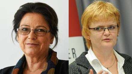 Brandenburgs Stasi-Beauftragte Ulrike Poppe (l.) geht in den Ruhestand. Als Nachfolgerin schlug sie die frühere DDR-Oppositionelle Maria Nooke (r.) vor.