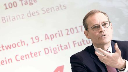 „Alles noch sehr frisch.“ Berlins Regierender Bürgermeister Michael Müller hält nach nur 100 Tagen Rot-Rot-Grün eine Erfolgsbilanz für verfrüht.