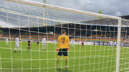 Zum letzten Mal im Tor. Kevin Otremba verlässt den SVB Ende des Monats.