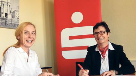Laufen weiter miteinander. Andrea Aulich (r.) und PLC-Chefin Cirsten Schulz.