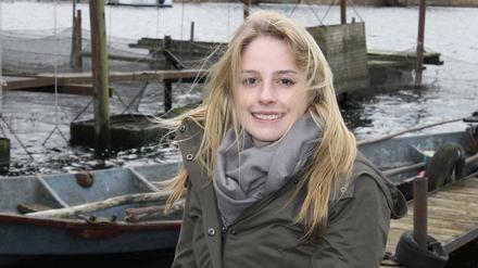 Christin Schiffner wird als Baumblütenkönigin ein Jahr die Blütenstadt vertreten.