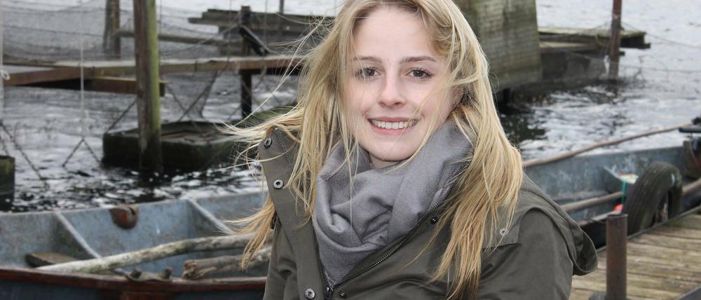 Christin Schiffner wird als Baumblütenkönigin ein Jahr die Blütenstadt vertreten.