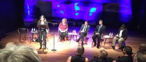 Moschee-Debatte in der Potsdamer Reithalle.