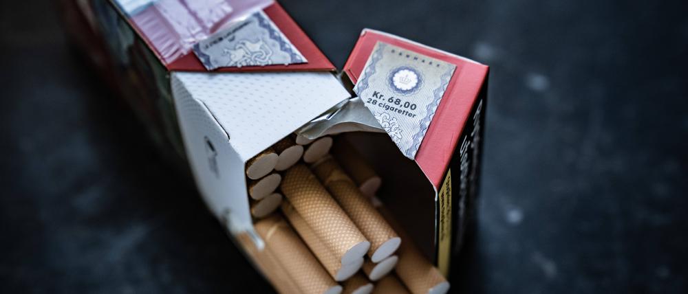 Symbolbild für Zigarettenpackung.