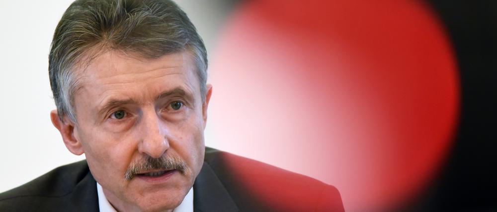 Brandenburgs Innenminister Karl-Heinz Schröter (SPD).