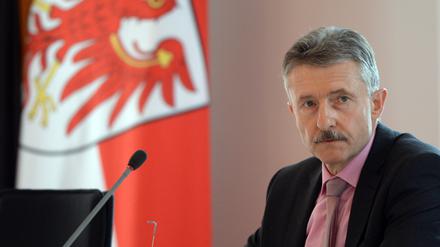 Brandenburgs Innenminister Karl-Heinz Schröter (SPD).