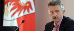 Brandenburgs Innenminister Karl-Heinz Schröter (SPD).