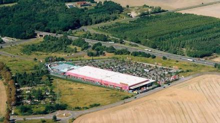 Der Hornbach-Baumarkt könnte bald ein Logistikzentrum in der Nachbarschaft haben.