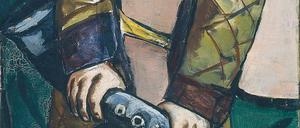 Max Beckmann. „Selbstbildnis mit Saxofon“.