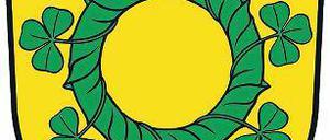 Rundling Reesdorf. Die Gehöfte liegen alle um den Ortskern herum.