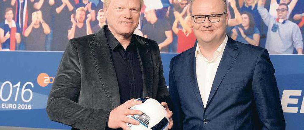Experten-Team: Oliver Kahn &amp; Oliver Welke erklären Champions League im ZDF.