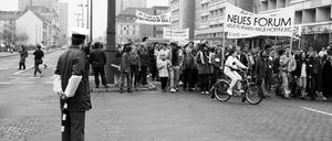 Zehntausende Potsdamer demonstrierten am 4. November 1989 friedlich gegen das SED-Regime.