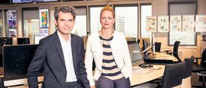 Immer montags: Die Moderatoren von „Die richtigen Fragen“, Ali Aslan und Anna von Bayern, blicken auf die Ereignisse der kommenden Woche.
