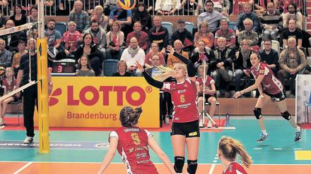 Der Wechsel zeigte Wirkung. Potsdams Zuspielerin Ann-Marie Knauf avancierte zur wertvollsten Spielerin ihrer Mannschaft.