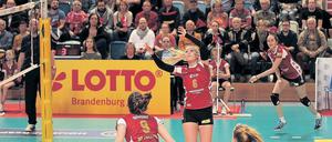 Der Wechsel zeigte Wirkung. Potsdams Zuspielerin Ann-Marie Knauf avancierte zur wertvollsten Spielerin ihrer Mannschaft.