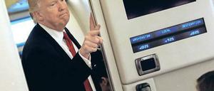 Bleibt schwierig: Das Verhältnis von Donald Trump zu den Medien.