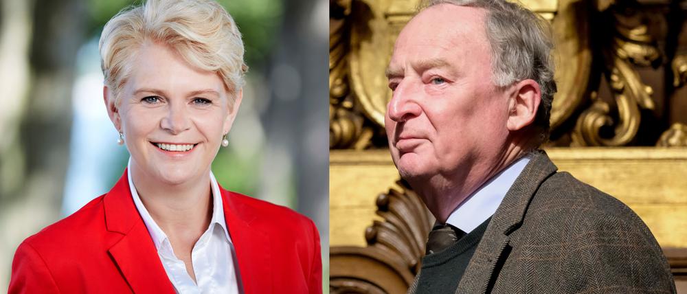 Saskia Ludwig und Alexander Gauland.