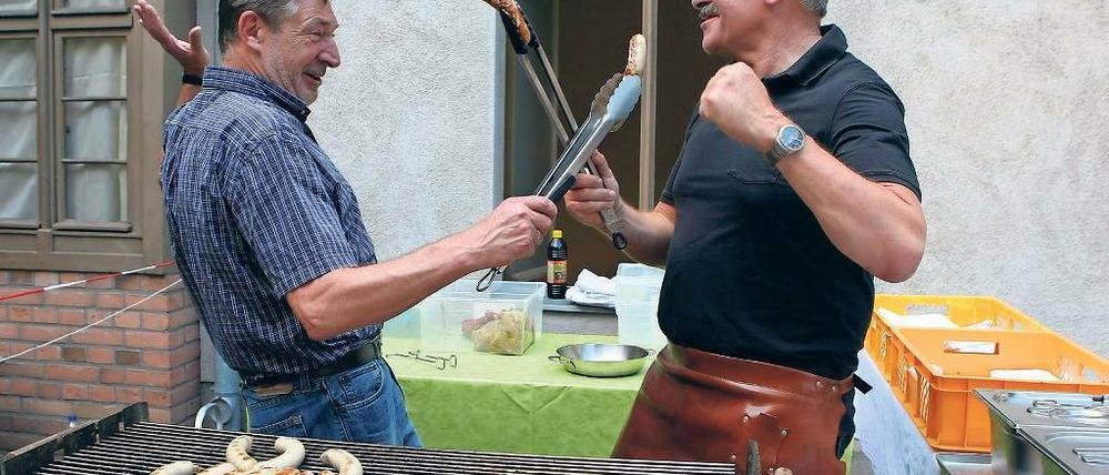 Das ewige Duell. Jann Jakobs und Hans-Jürgen Scharfenberg.