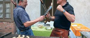 Das ewige Duell. Jann Jakobs und Hans-Jürgen Scharfenberg.
