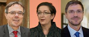 Wer kommt nach Jann Jakobs? Finanzdezernent Burkhard Exner, Generalsekretärin der SPD Brandenburg Klara Geywitz oder Sozialdezernent Mike Schubert (alle SPD).