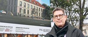 Prominente Adresse. Der Zahnarzt Stephan Ziegler lässt das Eckhaus Berliner Straße/Behlertstraße sanieren.