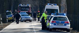 Der damals 25-Jährige hat hier bei Beeskow auf der Flucht zwei Polizisten totgefahren.
