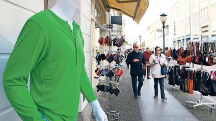 Mehr Vielfalt ins Zentrum. Potsdams Einzelhandel steht im Brandenburg-Vergleich gut da, wie eine neue Studie ergibt. Die Industrie- und Handelskammer sieht trotzdem noch Potenzial – etwa wenn es um sogenannte innenstadtrelevante Sortimente“ also unter anderem Bekleidung und Lederwaren, geht.