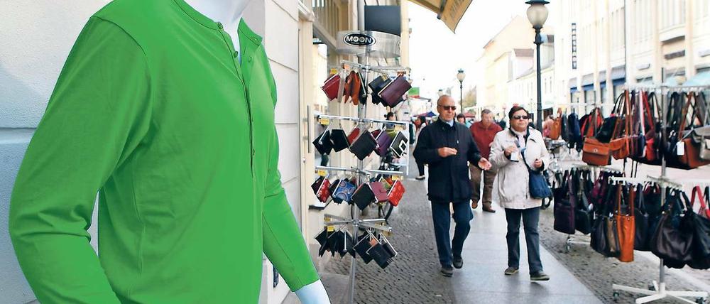 Mehr Vielfalt ins Zentrum. Potsdams Einzelhandel steht im Brandenburg-Vergleich gut da, wie eine neue Studie ergibt. Die Industrie- und Handelskammer sieht trotzdem noch Potenzial – etwa wenn es um sogenannte innenstadtrelevante Sortimente“ also unter anderem Bekleidung und Lederwaren, geht.