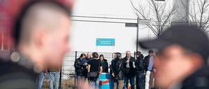 Zielgruppe? Am Infostand musste die AfD mit vielen Gegnern sprechen.