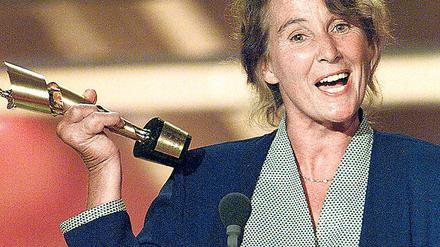Mit Lola. Bereits 2000 bekam Monika Schindler einen deutschen Filmpreis.