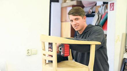 In Familientradition. Harald und Wolfgang Türk haben die Werkstatt in der Brandenburger Straße in Werder (Havel) von ihrem Vater übernommen. Schon als Schüler standen sie an den Nähmaschinen, mit 16 Jahren begannen sie ihre Lehre im Betrieb.