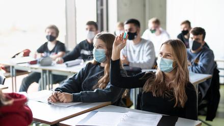 In manchen Schulen herrschte vor den Schließungen Maskenpflicht